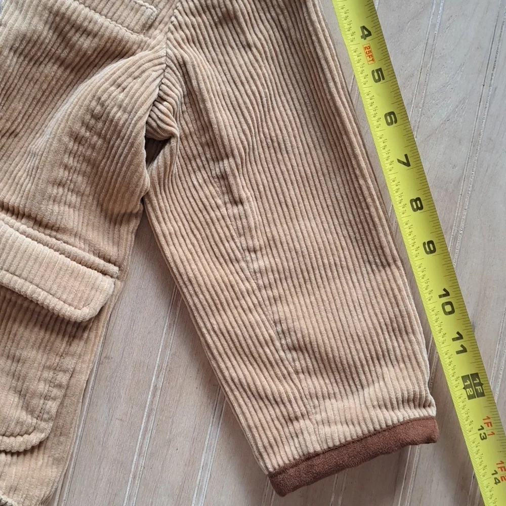 Baby Gap Toddler Tan Corduroy Blazer Jacket Elbow Patch Classic Vintage Preppy - Picture 11 of 11